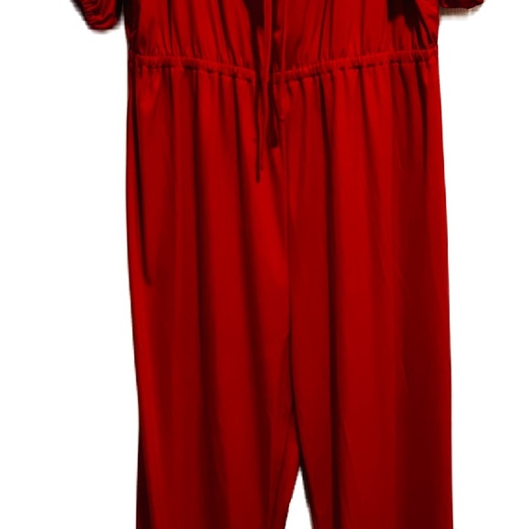 NWT Koh Koh Women’s Elegant Red Jumpsuit Sz. XL - Picture 11 of 13